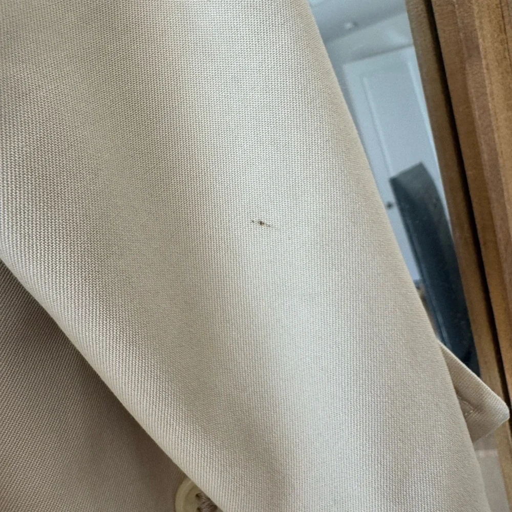 Vintage Burberrys London Trench Coat Nova Check Lined Beige Belted Classic - Picture 11 of 14